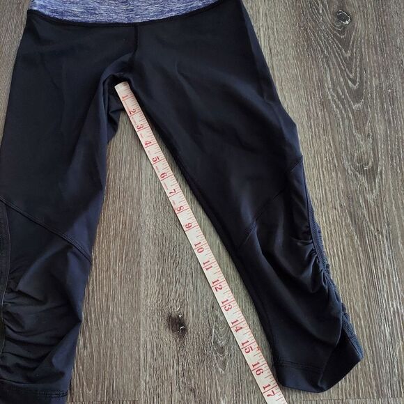 Lululemon Run For Your Life Ruched Calf Crop Leggings sz 4 - Picture 7 of 7